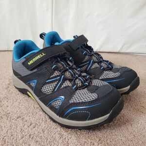 Merrell Shoes Trail Chaser Womens 5 Gray Blue Lace Up Hiking Running Sneakers